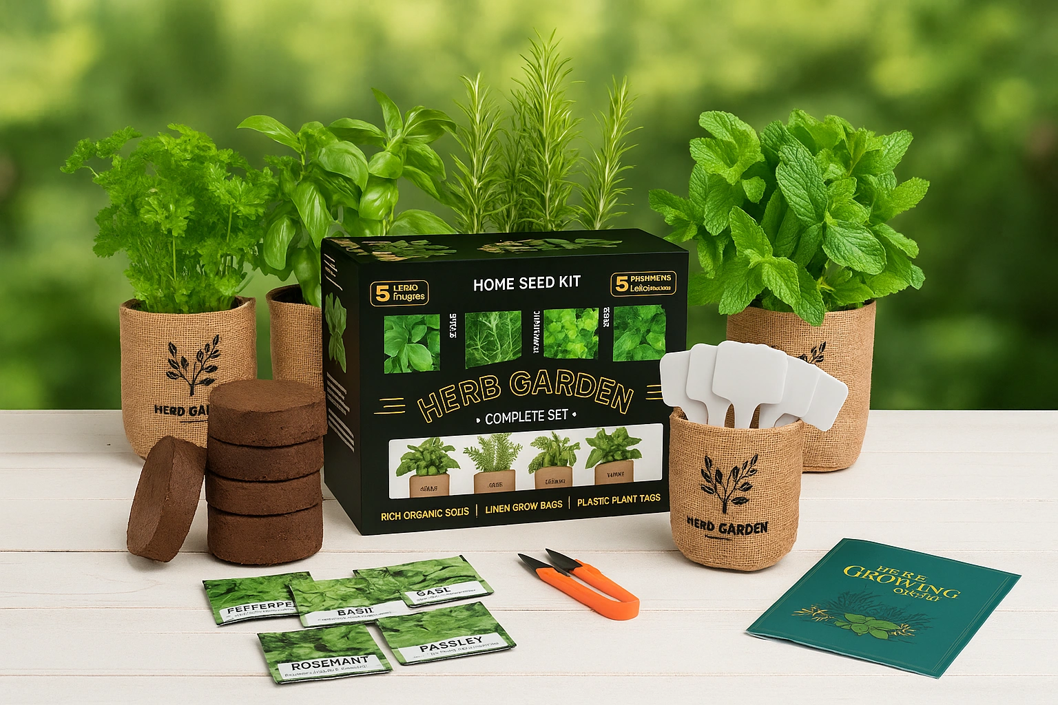 Indoor Herb Garden Starter Kit
