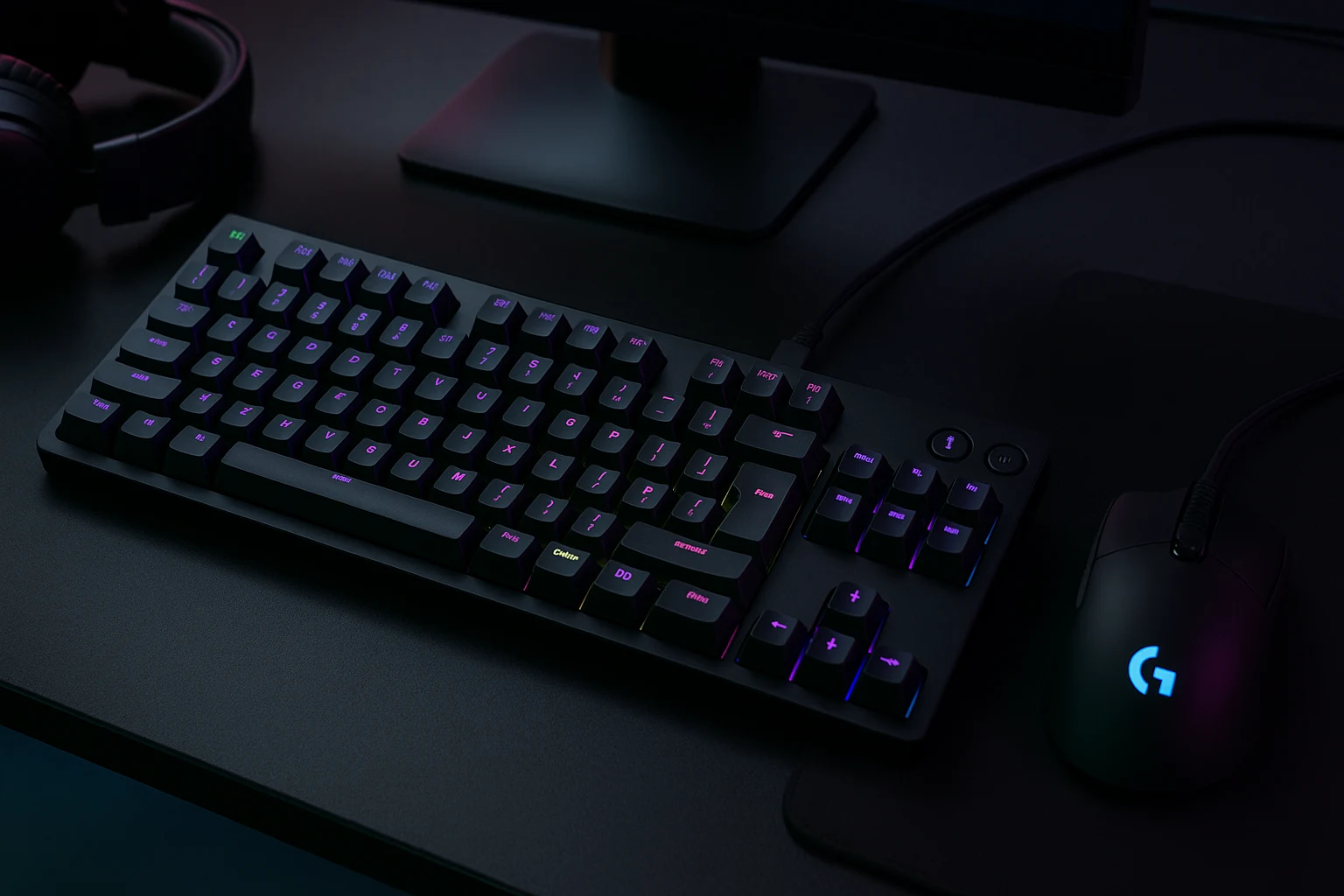 Logitech G Pro X gaming keyboard on a clean desk setup – best game keyboard for competitive esports and pro-level play