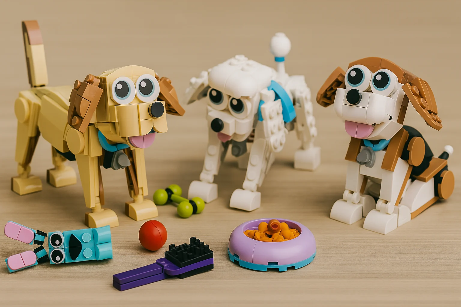 LEGO 3-in-1 dog set – creative and fun gift under $50 for kids and adults