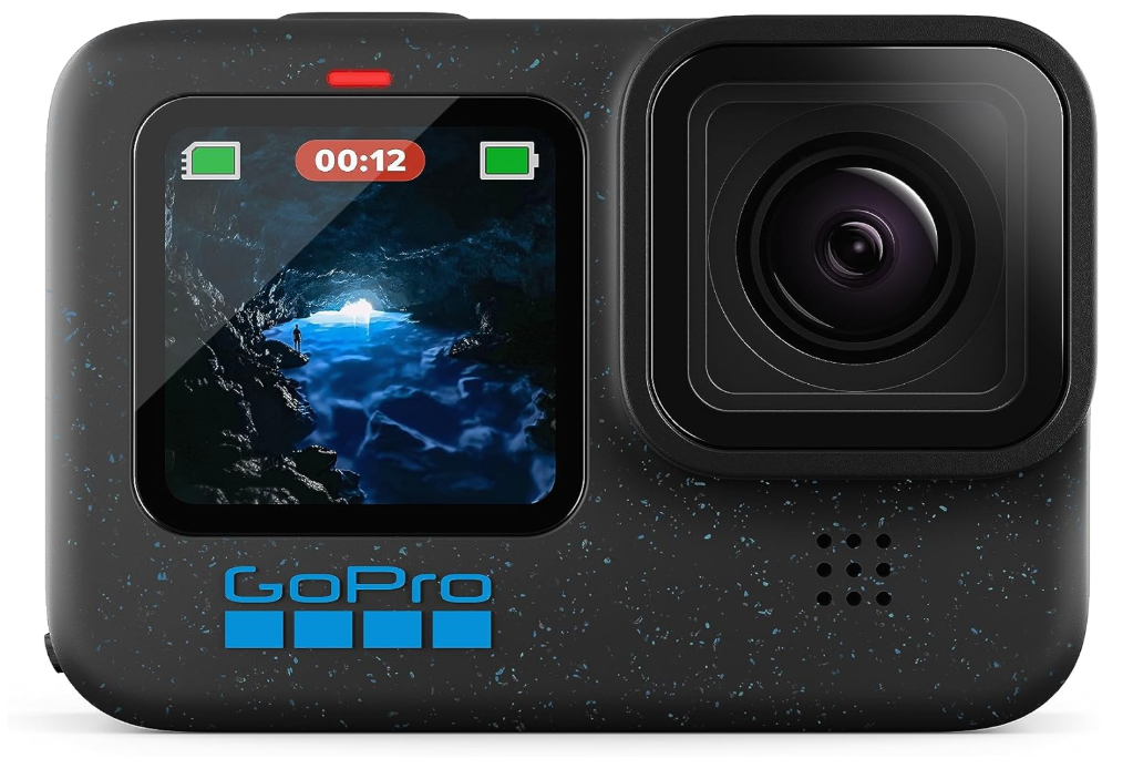GoPro HERO12 Black best action camera capturing high quality footage for travel and sports