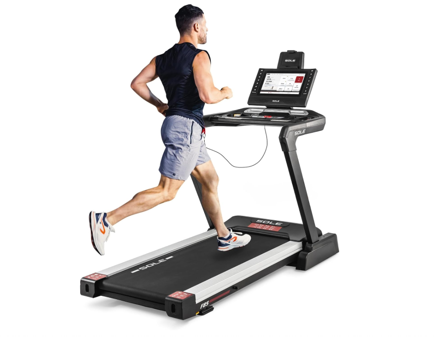 Best treadmill for fitness training featuring wide running deck and incline control