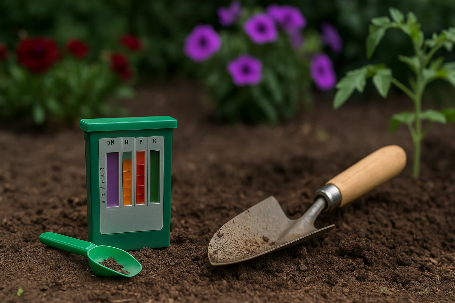 Soil testing kit for pH and nutrients, essential home gardening tools 2025
