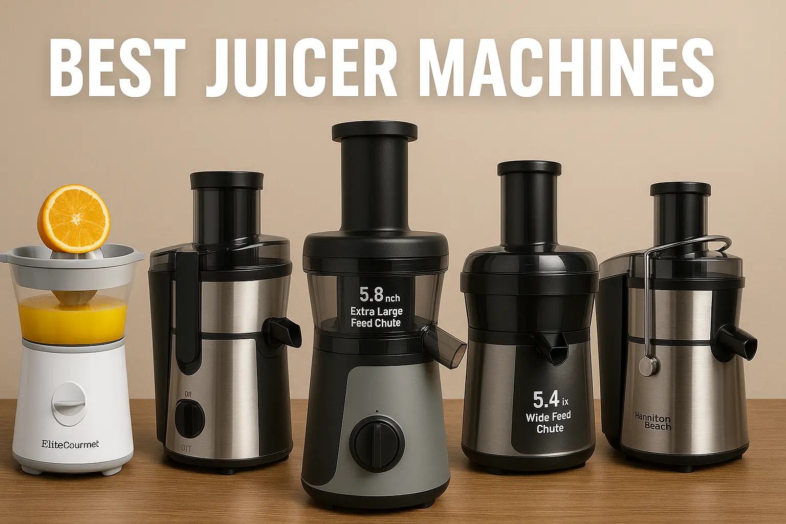 Top 5 best juicer machines for home use – powerful, compact, and easy to clean
