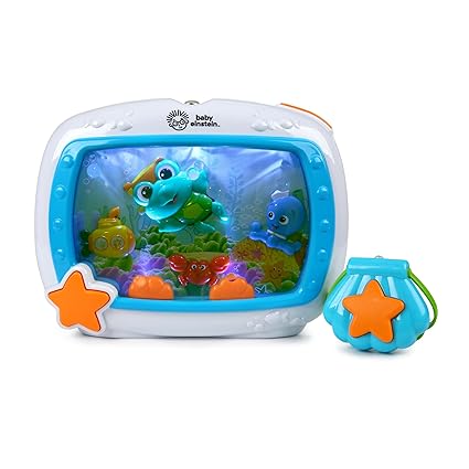Baby Einstein Sea Dreams Soother Musical Crib Toy with Lights and Melodies for Newborns and up