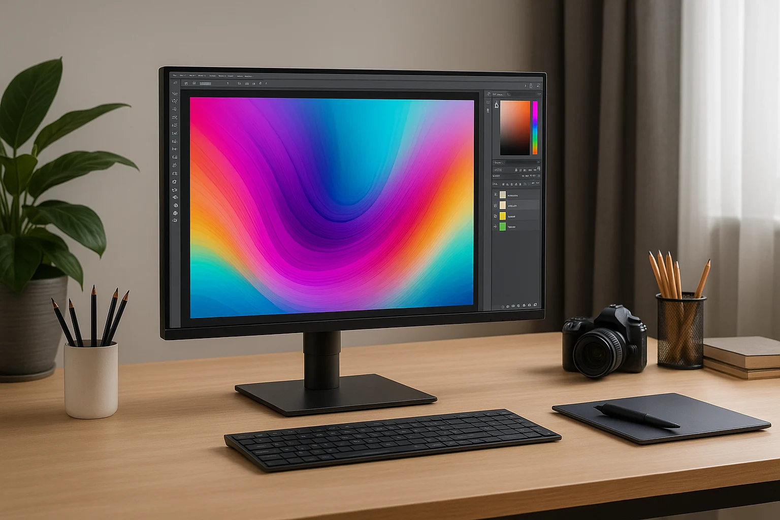 Dell UltraSharp U2719DX best monitor for office and editing work with a color-accurate display.