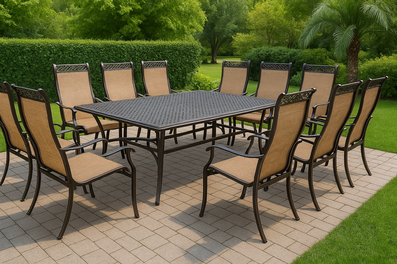 Hanover Ventura Aluminum Patio Set