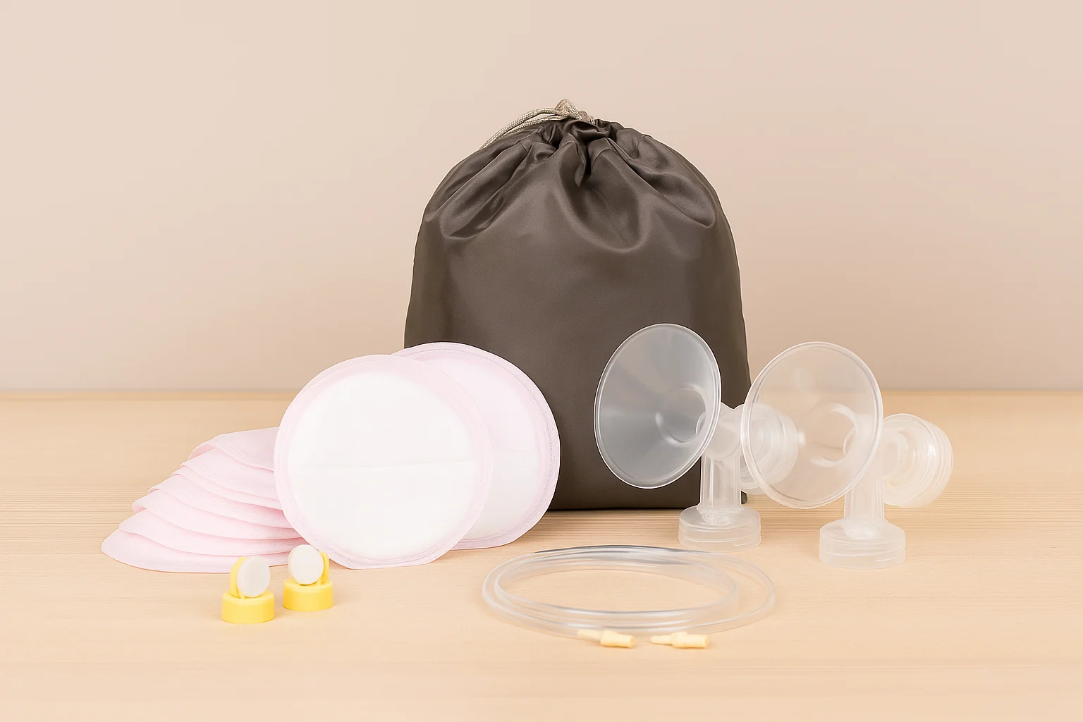 Medela Pump In Style Advanced breast pump kit displayed as part of essential baby feeding gear for nursing moms