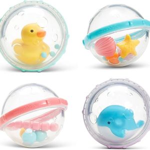 Munchkin Float and Play Bubbles Bath Toy, 4 Count