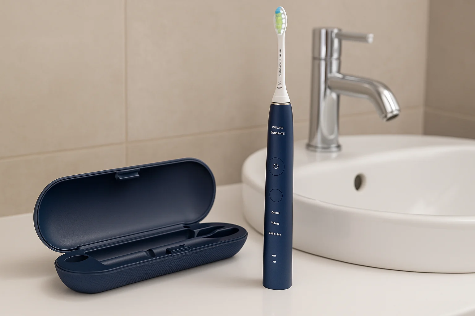 Philips Sonicare ProtectiveClean 6100 electric toothbrush for deep dental cleaning and gum health.