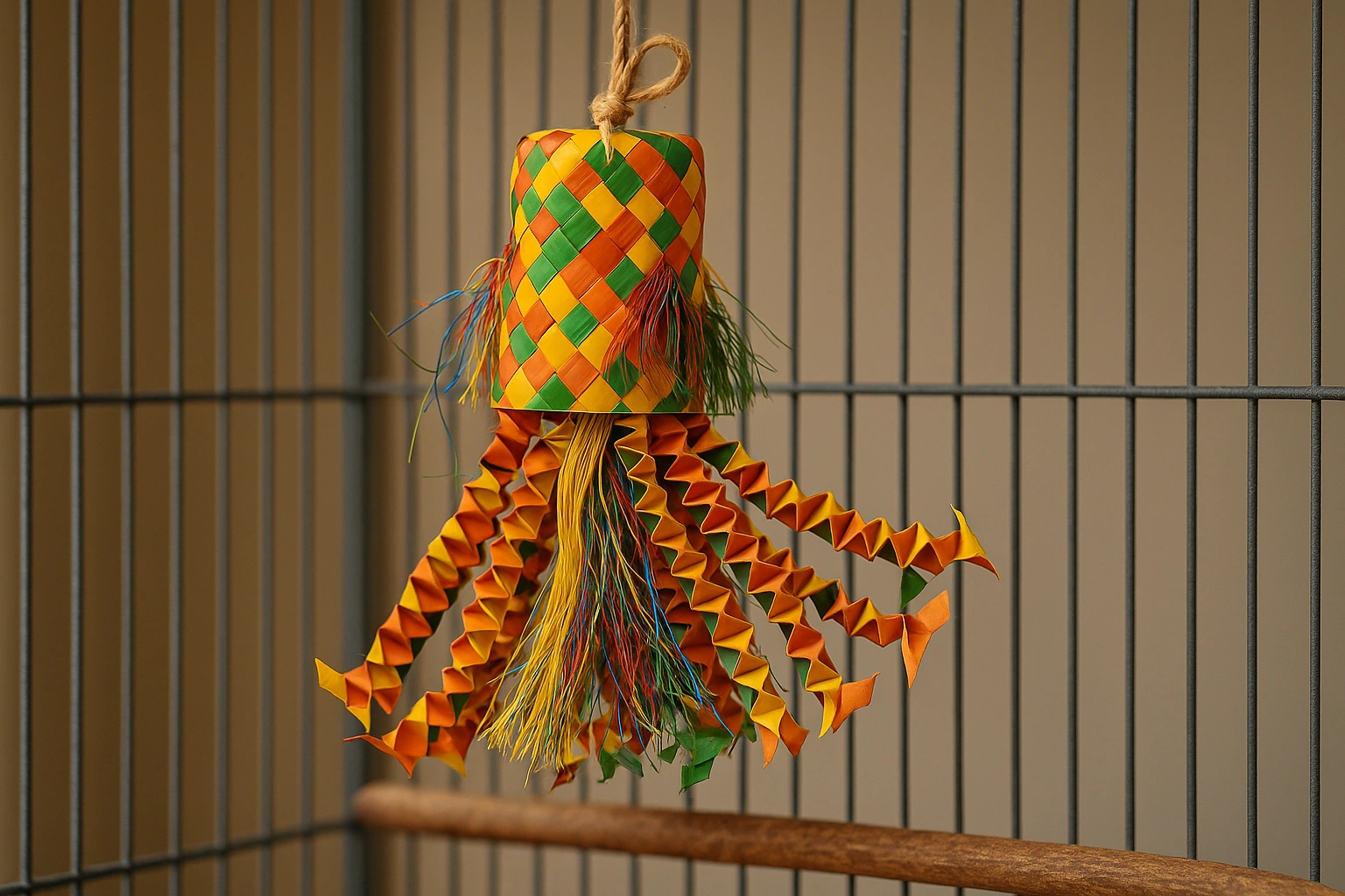 Planet Pleasures Spiked Piñata Bird Toy