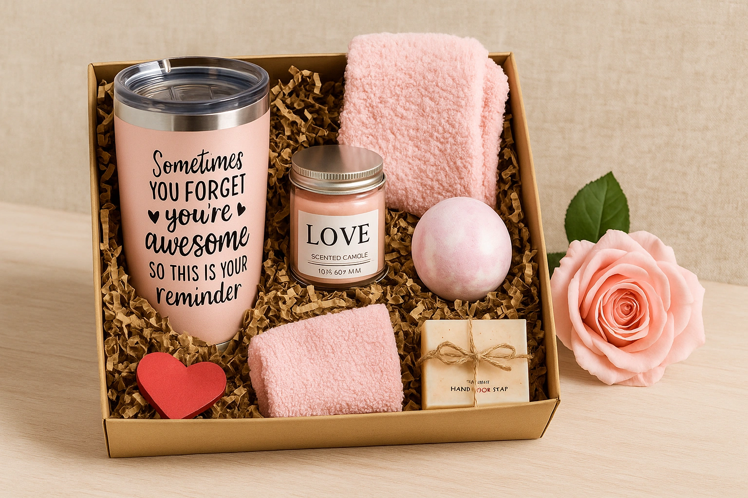 Romantic Spa Gift Box – Best Gifts for Girlfriend Who Loves Self-Care