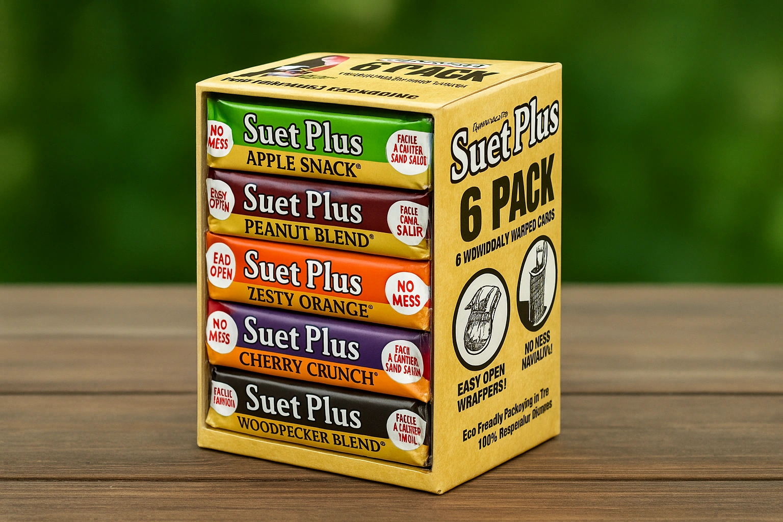 Suet Plus High Energy Suet Cakes for Wild Birds, Pack of 10