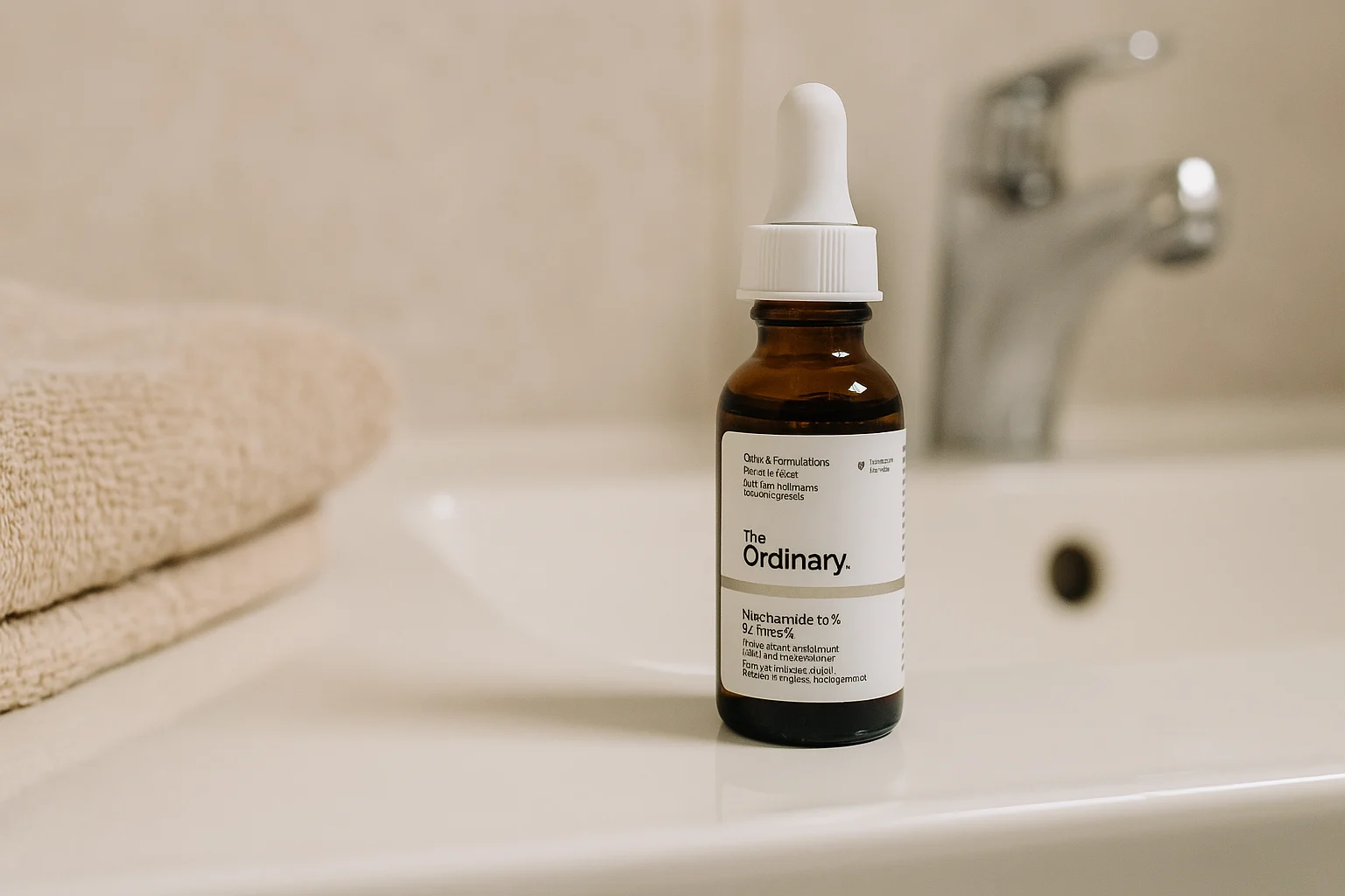 Affordable best skincare product – The Ordinary Niacinamide Serum for oily and blemish-prone skin.