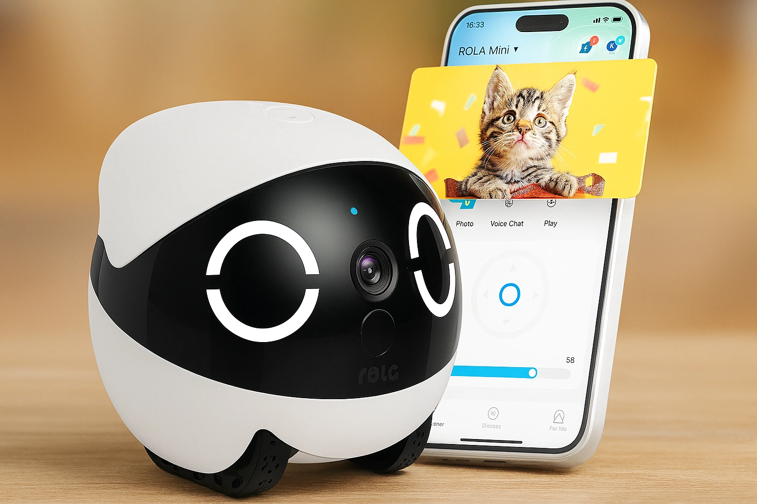 Enabot EBO ROLA Mini – 2K Camera Robot Companion