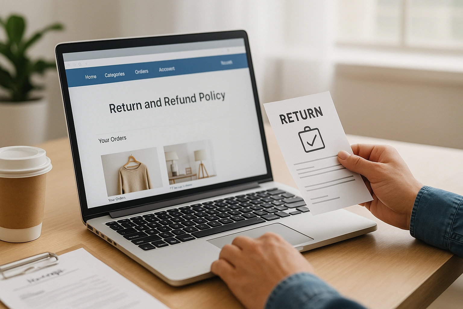 Check Return and Refund Policies