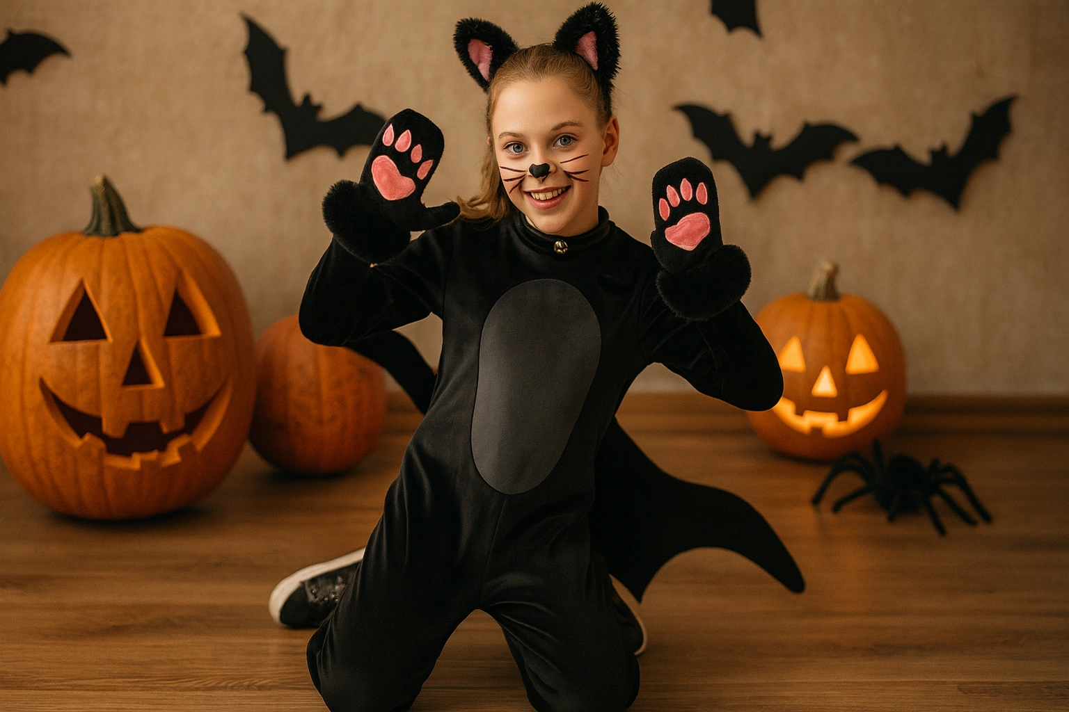 DIY Cat Halloween Costume Idea