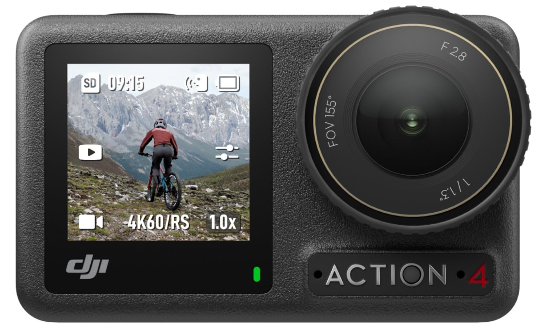 DJI Osmo Action 4 best action camera with dual screens for vloggers and travel creators